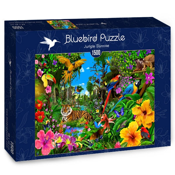 Bluebird Puzzle - Jungle Sunrise - 1500 Piece Jigsaw Puzzle