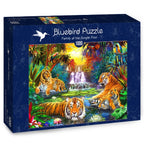 Family at the Jungle Pool – 1000 Piece Jigsaw Puzzle (Bluebird Puzzle)