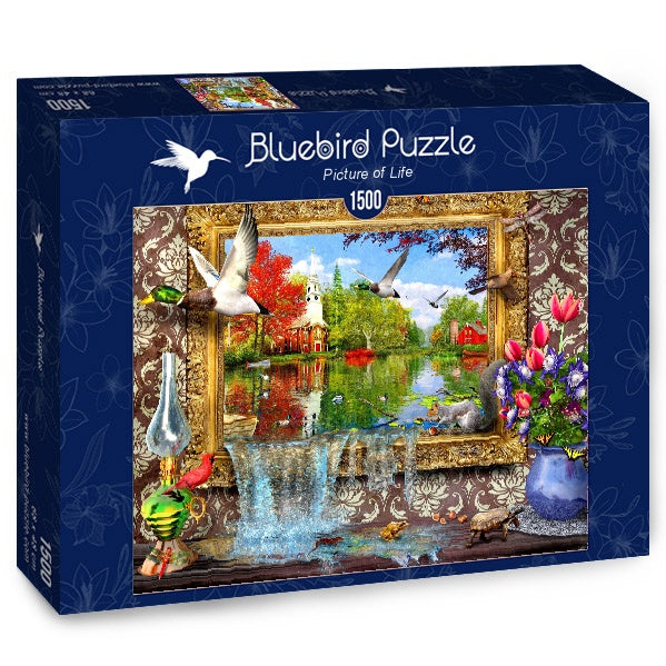 Bluebird Puzzle - Picture of Life - 1500 Piece Jigsaw Puzzle