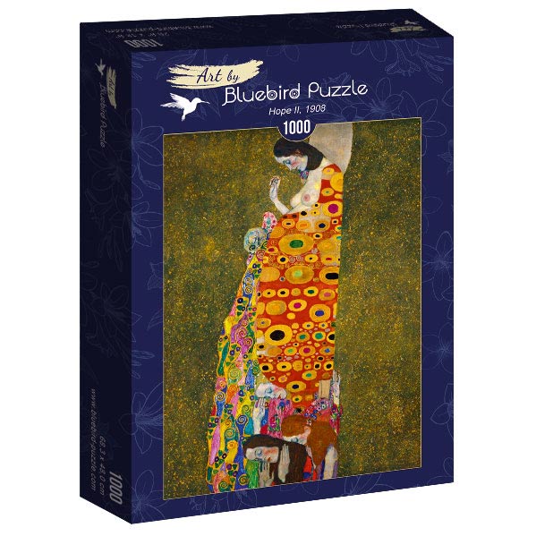 Hope II, 1908 by Gustave Klimt – 1000 Piece Jigsaw Puzzle (Bluebird Puzzle)