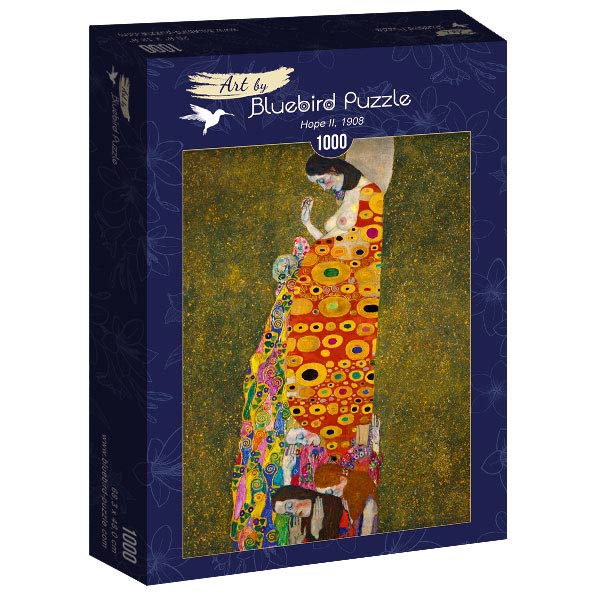 Bluebird Puzzle - Gustave Klimt - Hope II, 1908 - 1000 Piece Jigsaw Puzzle