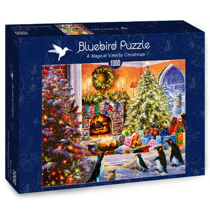 Bluebird Puzzle - A Magical View to Christmas - 1000 Piece Jigsaw Puzzle