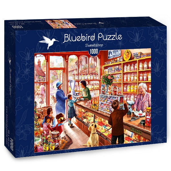 Bluebird Puzzle - Sweetshop - 1000 Piece Jigsaw Puzzle