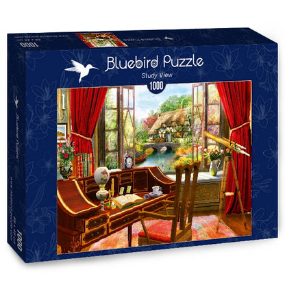 Bluebird Puzzle - Study View - 1000 Piece Jigsaw Puzzle