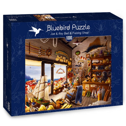 Bluebird Puzzle - Joe & Roy Bait & Fishing Shop - 1000 Piece Jigsaw Puzzle