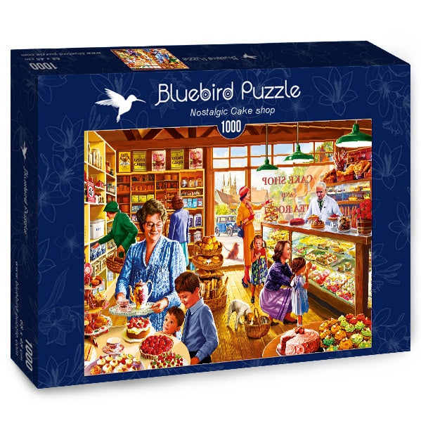 Bluebird Puzzle - Nostalgic Cake shop - 1000 Piece Jigsaw Puzzle