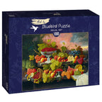 Still Life, 1867 by Severin Roesen – 1000 Piece Jigsaw Puzzle (Bluebird Puzzle)