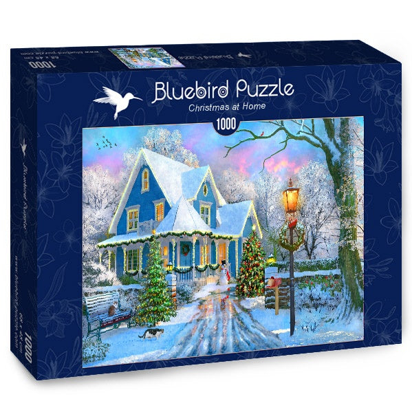 Bluebird Puzzle - Christmas at Home - 1000 Piece Jigsaw Puzzle