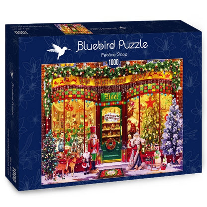 Bluebird Puzzle - Festive Shop - 1000 Piece Jigsaw Puzzle