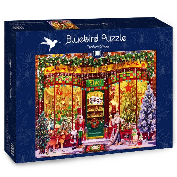 Festive Shop – 1000 Piece Jigsaw Puzzle (Bluebird Puzzle)