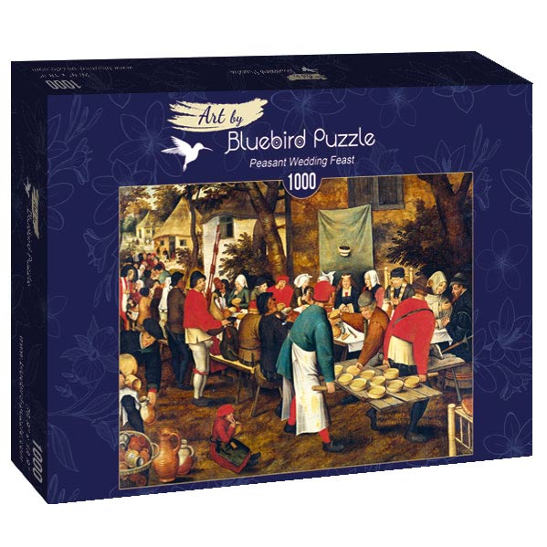 Bluebird - Pieter Brueghel the Younger - Peasant Wedding Feast - 1000 Piece Jigsaw Puzzle