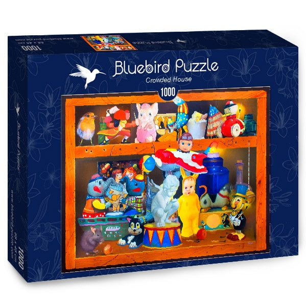 Bluebird Puzzle - Crowded House - 1000 Piece Jigsaw Puzzle