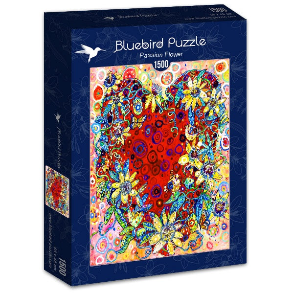 Passion Flower – 1500 Piece Jigsaw Puzzle (Bluebird Puzzle)