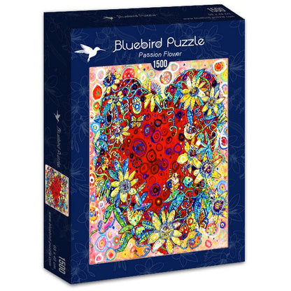 Bluebird Puzzle - Passion Flower - 1000 Piece Jigsaw Puzzle