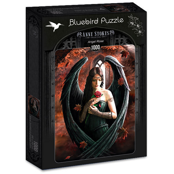 Bluebird Puzzle - Anne Stokes - Angel Rose - 1000 Piece Jigsaw Puzzle