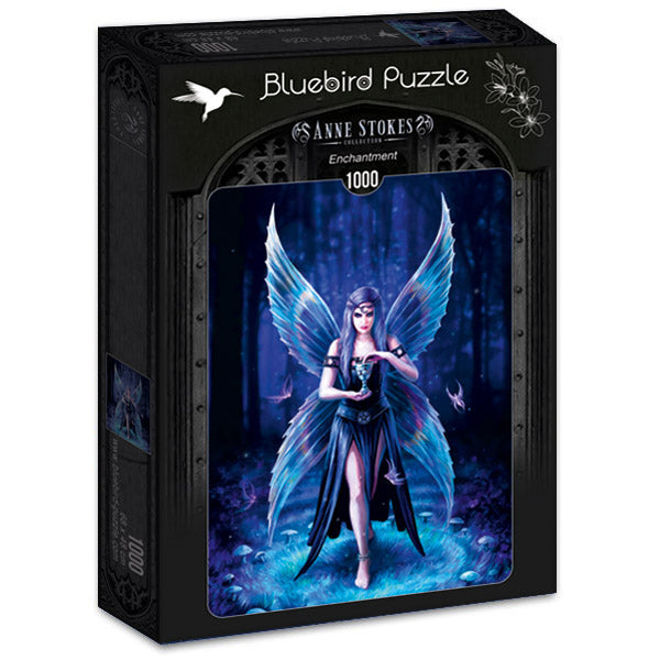 Bluebird Puzzle - Anne Stokes - Enchantment - 1000 Piece Jigsaw Puzzle