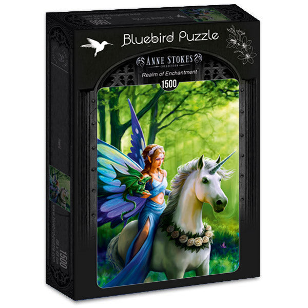 Realm of Enchantment by Anne Stokes – 1500 Piece Jigsaw Puzzle (Bluebird Puzzle)