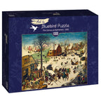 The Census at Bethlehem, 1566 by Pieter Bruegel the Elder – 1000 Piece Jigsaw Puzzle (Bluebird)