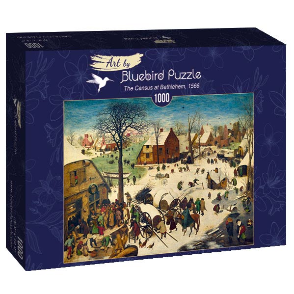 The Census at Bethlehem, 1566 by Pieter Bruegel the Elder – 1000 Piece Jigsaw Puzzle (Bluebird)