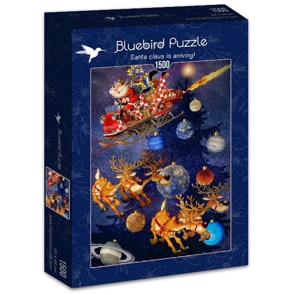Bluebird Puzzle - Santa Claus is arriving! - 1500 Piece Jigsaw Puzzle