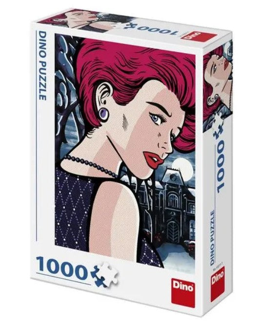 Mysterious Woman by Pop Art – 1000 Piece Jigsaw Puzzle (Dino)