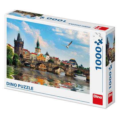 Dino - Charles Bridge Prague - 1000 Piece Jigsaw Puzzle