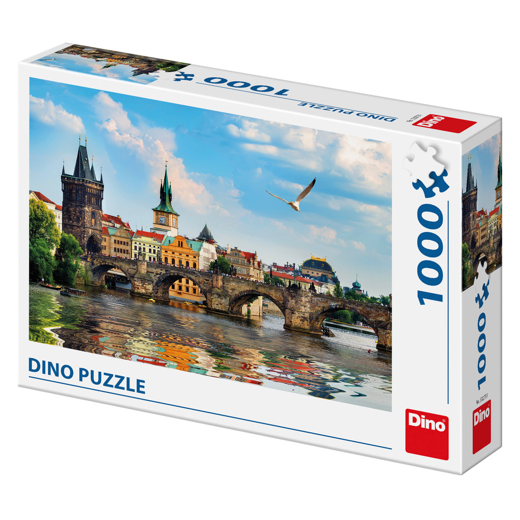 Charles Bridge Prague – 1000 Piece Jigsaw Puzzle (Dino)
