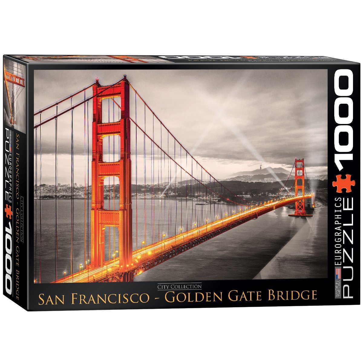 San Francisco Golden Gate Bridge – 1000 Piece Jigsaw Puzzle (Eurographics)