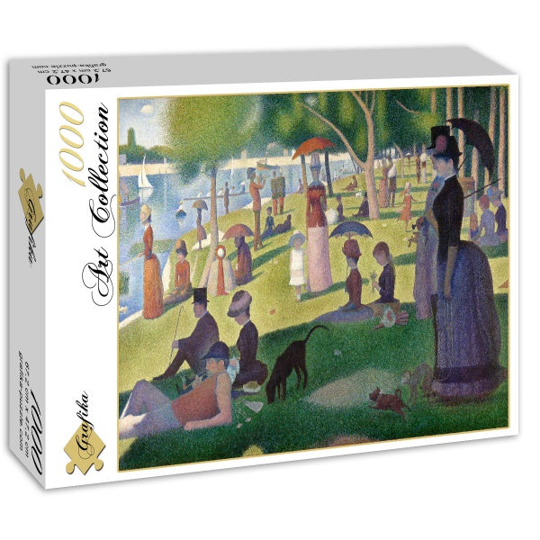 Un Dimanche Après-Midi à l'île de la Grande Jatte, 1884-1886 by Georges Seurat – 1000 Piece Jigsaw Puzzle (Grafika)