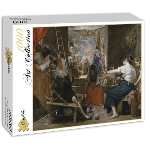 Les Fileuses, 1657 by Diego Vélasquez – 1000 Piece Jigsaw Puzzle (Grafika)