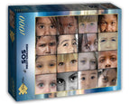 Eyes of Children around the World by SOS MEDITERRANEE – 1000 Piece Jigsaw Puzzle (Grafika) - Completed Puzzle