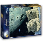 Lair of the Snow Leopard by Schim Schimmel – 1000 Piece Jigsaw Puzzle (Grafika)