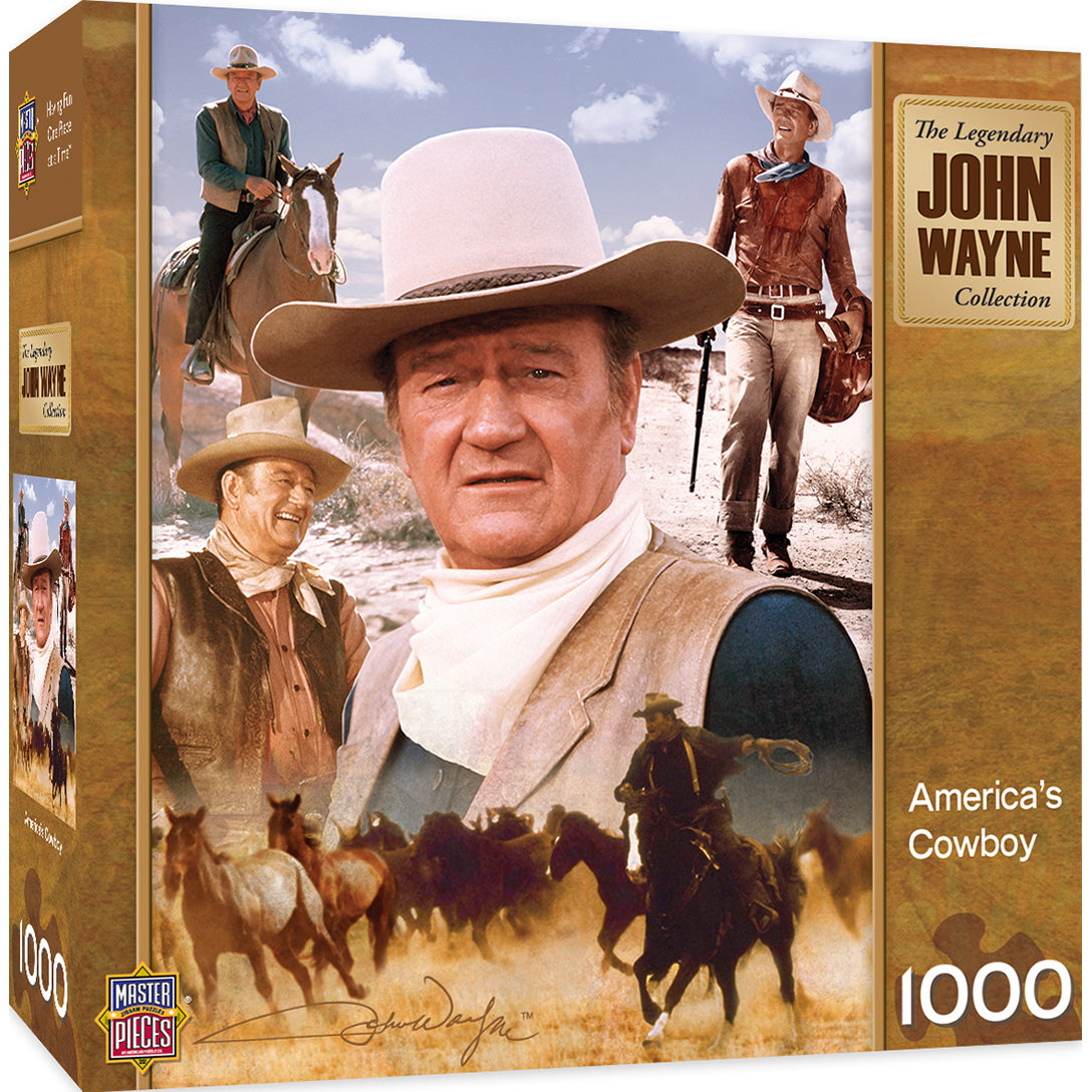 Master Pieces - John Wayne - America's Cowboy - 1000 Piece Jigsaw Puzzle