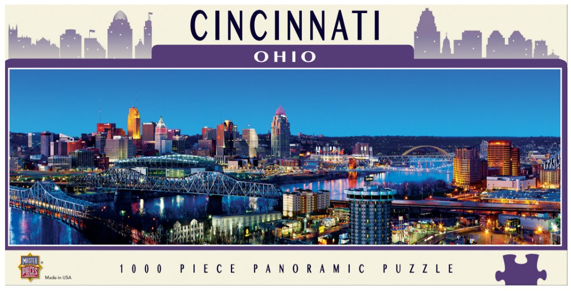Master Pieces - Cincinnati, Ohio - 1000 Piece Jigsaw Puzzle