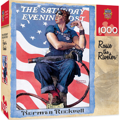 Master Pieces - Norman Rockwell - Rosie the Riveter - 1000 Piece Jigsaw Puzzle