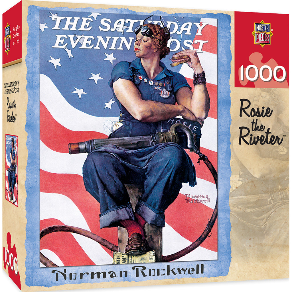 Rosie the Riveter by Norman Rockwell – 1000 Piece Jigsaw Puzzle (Master Pieces)