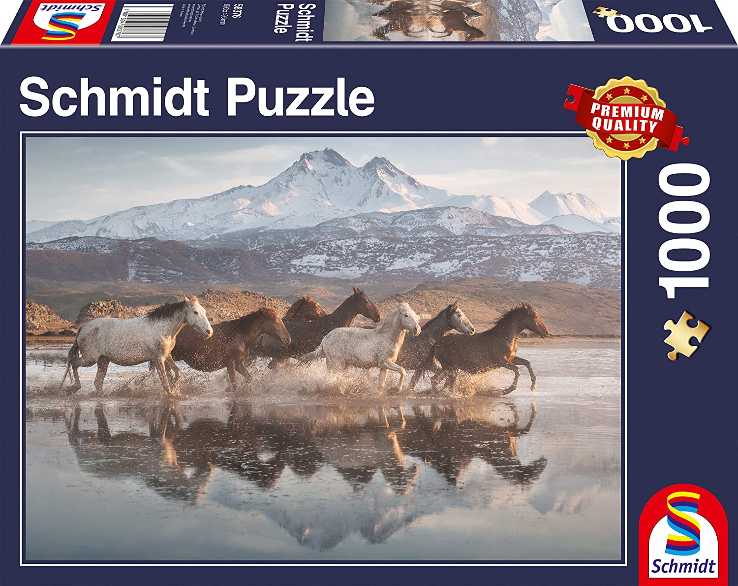 Horses in Cappadocia – 1000 Piece Jigsaw Puzzle (Schmidt)