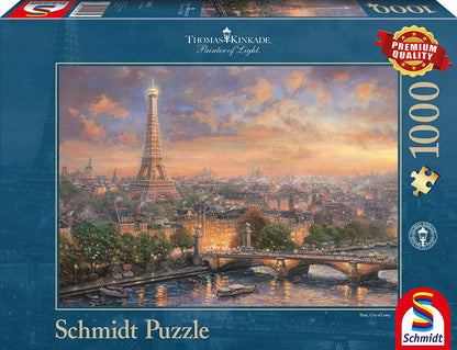 Schmidt - Thomas Kinkade - City of Love - 1000 Piece Jigsaw Puzzle