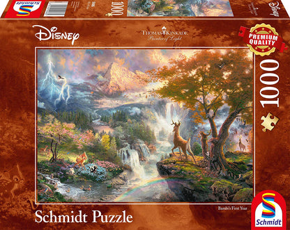 Schmidt - Thomas Kinkade - Disney, Bambi - 1000 Piece Jigsaw Puzzle