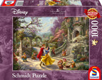 Disney Snow White - Dance with the Prince by Thomas Kinkade – 1000 Piece Jigsaw Puzzle (Schmidt)