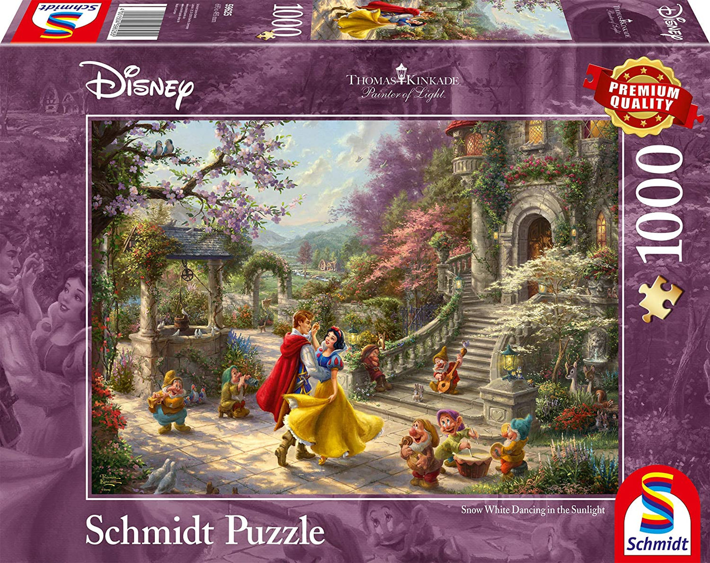 Schmidt - Thomas Kinkade - Disney Snow White - Dance with the Prince - 1000 Piece Jigsaw Puzzle