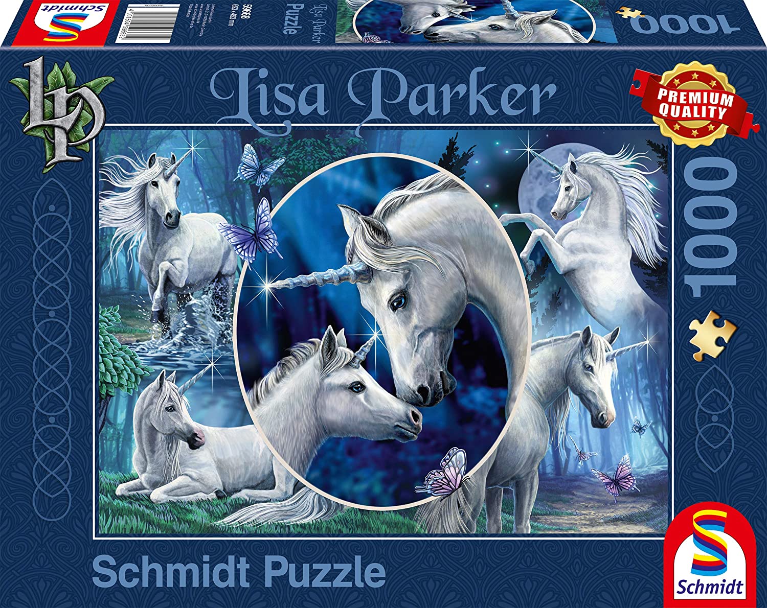 Graceful Unicorns by Lisa Parker – 1000 Piece Jigsaw Puzzle (Schmidt)