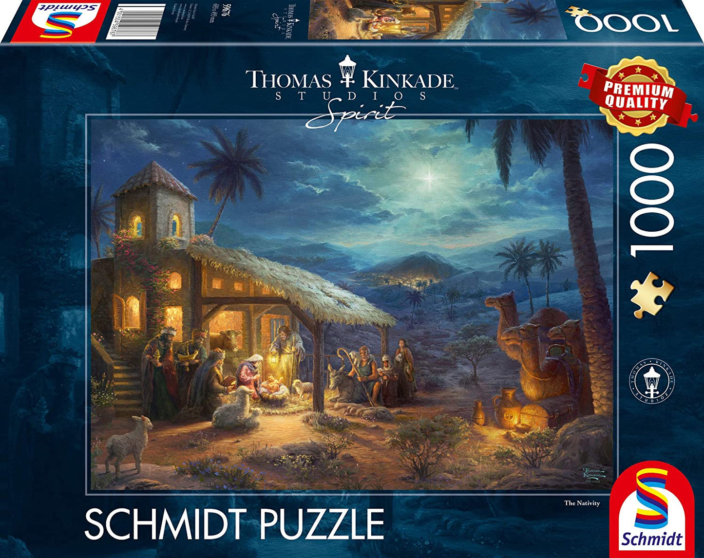 Schmidt - Thomas Kinkade, Spirit, Jesus' Birt - 1000 Piece Jigsaw Puzzle