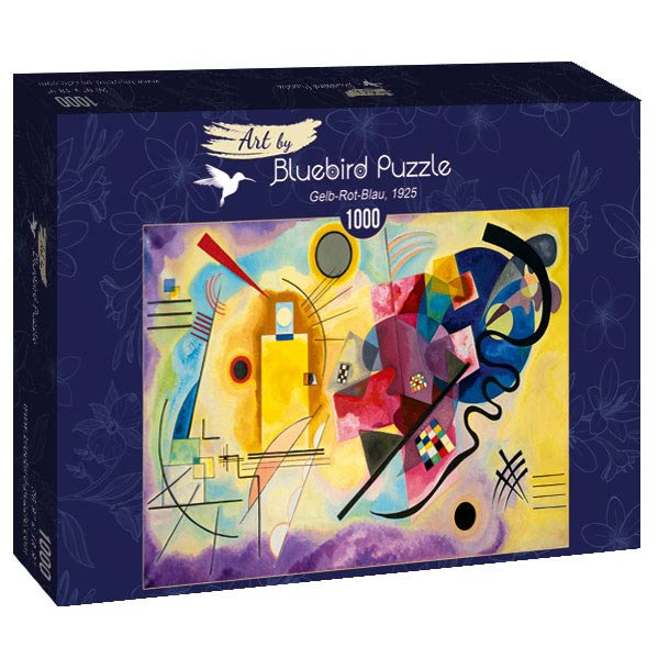 Bluebird - Kandinsky - Gelb-Rot-Blau, 1925 - 1000 Piece Jigsaw Puzzle
