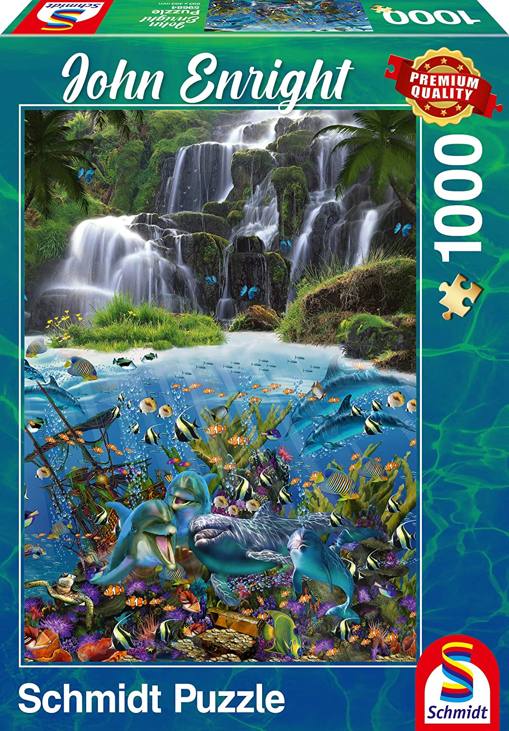 Waterfall by John Enright – 1000 Piece Jigsaw Puzzle (Schmidt)