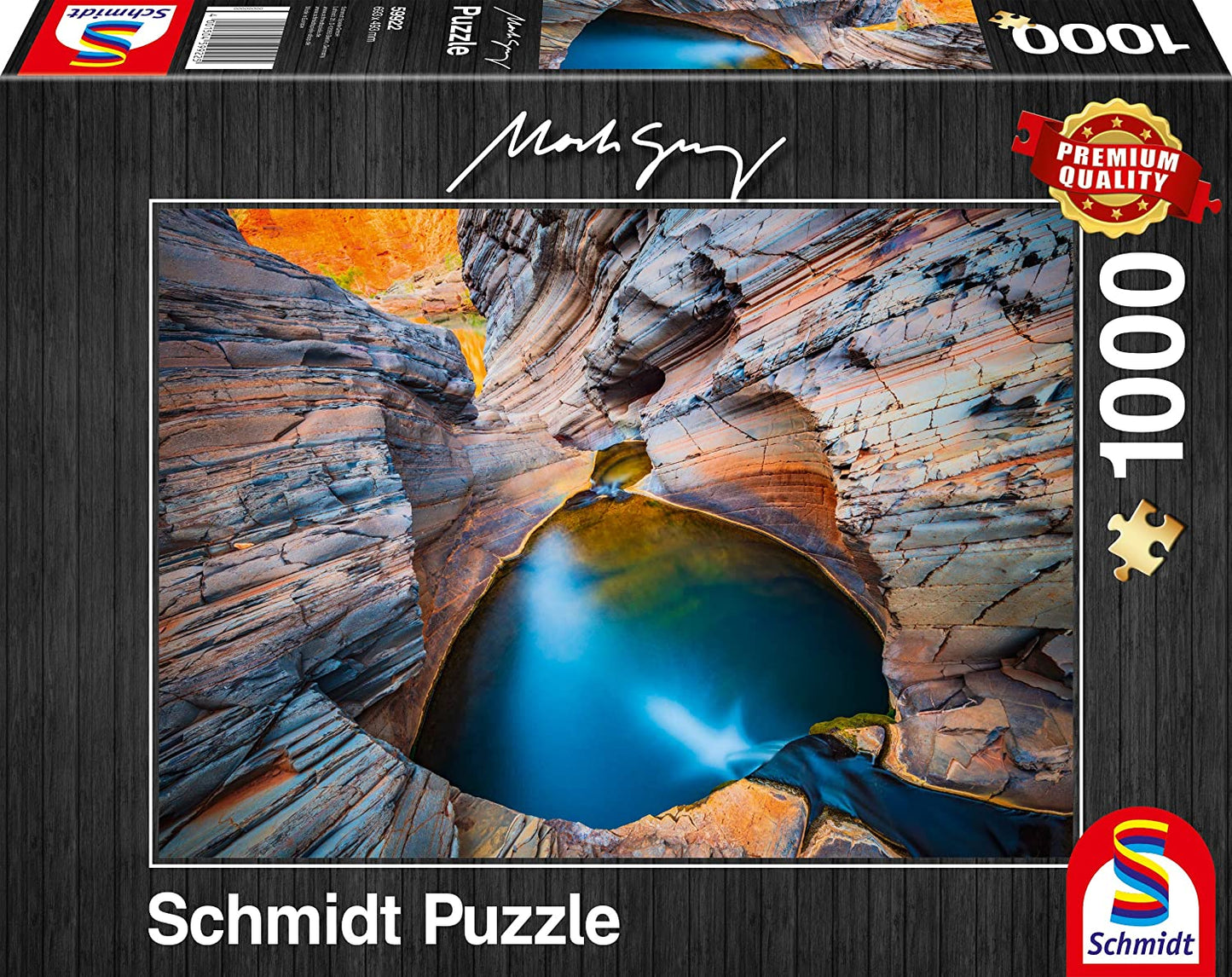 Schmidt - Mark Gray - Indigo - 1000 Piece Jigsaw Puzzle