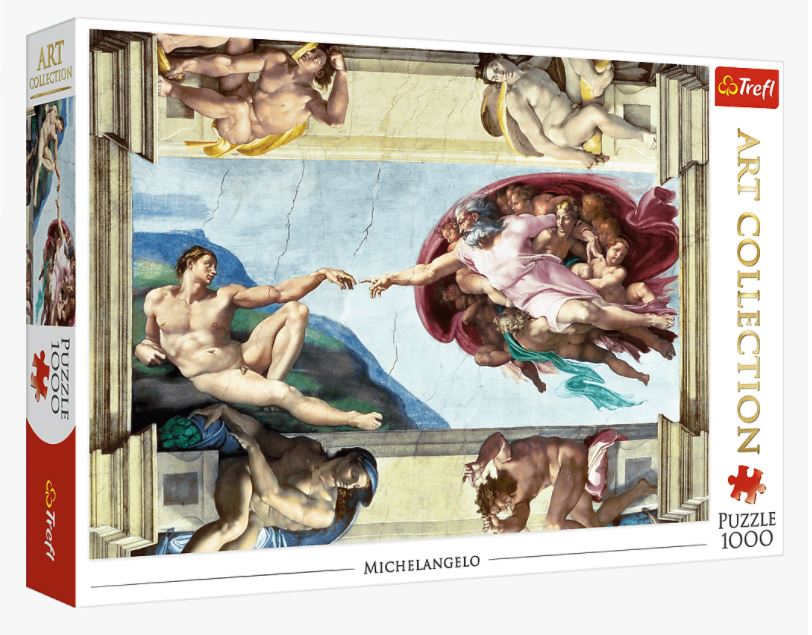 The Creation of Adam by Michelangelo – 1000 Piece Jigsaw Puzzle (Trefl)