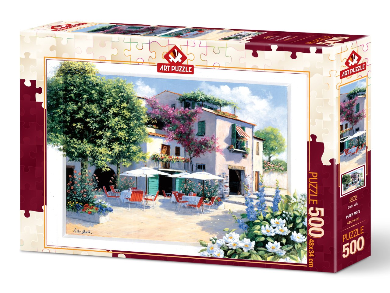 Cafe Villa – 500 Piece Jigsaw Puzzle (Art Puzzle)