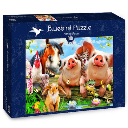 Bluebird Puzzle - Petting Farm - 500 Piece Jigsaw Puzzle