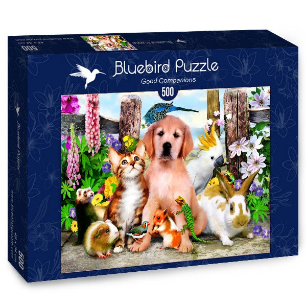 Bluebird Puzzle - Good Companions - 500 Piece Jigsaw Puzzle